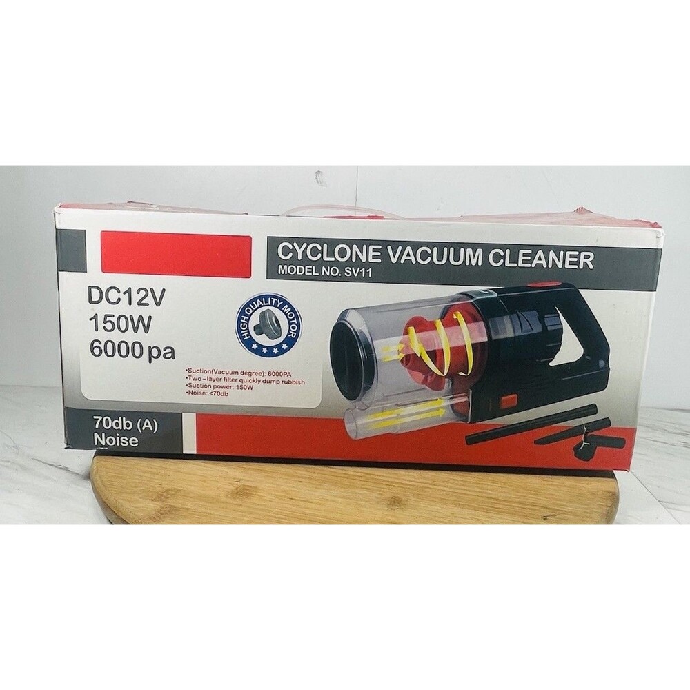 Car Vacuum Cleaner, Portable High Power 150W/6000Pa, Handheld for Car Use Once